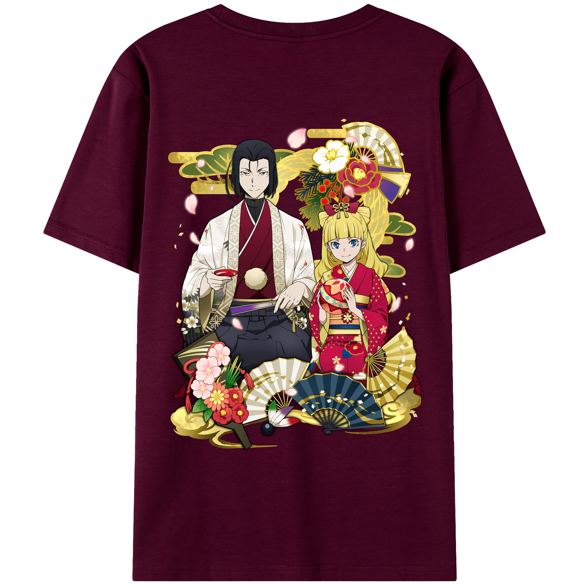 （画像用） 文豪ストレイドッグス Bungo Stray Dogs レディース半袖Tシャツ(バックプリント)
